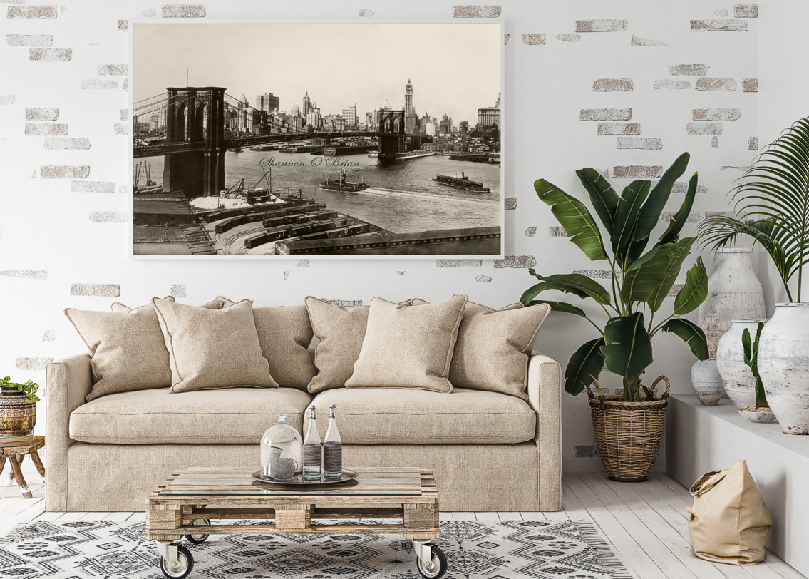 Leinwand - Brooklyn Bridge, 1932   - Ansicht Beispiel 3