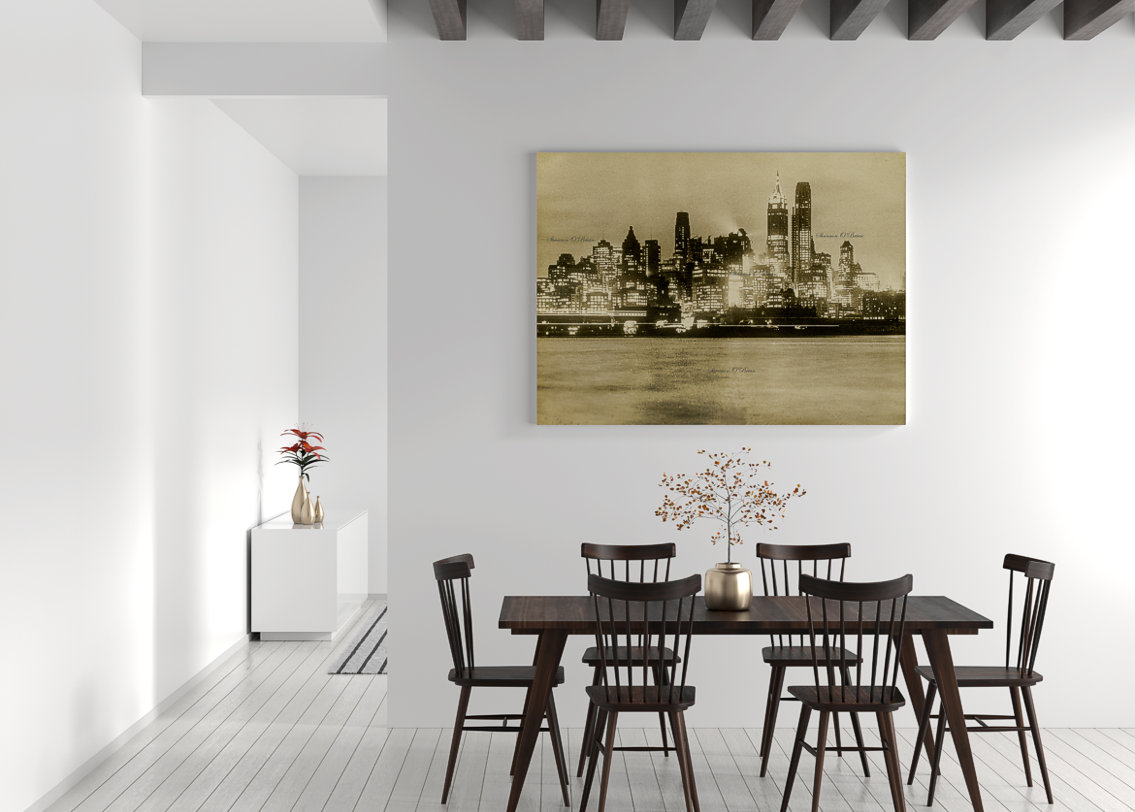 Leinwand - Manhattan bei Nacht, 1932   - Ansicht Beispiel 2