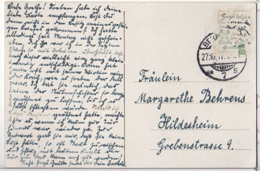 ALTE ANSICHTSKARTE/ POSTKARTE - BERLIN - KÖNIGLICHES SCHLOSS, RÜCKSEITE