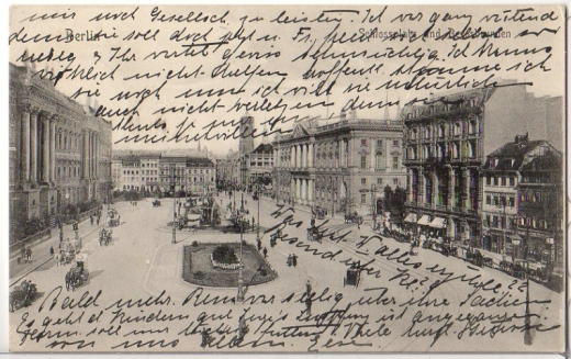ALTE ANSICHTSKARTE/ POSTKARTE - BERLIN - SCHLOSSPLATZ MIT BEGASBRUNNEN