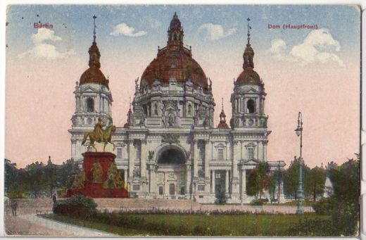 ALTE ANSICHTSKARTE/ POSTKARTE - BERLIN - DOM (HAUPTFRONT)