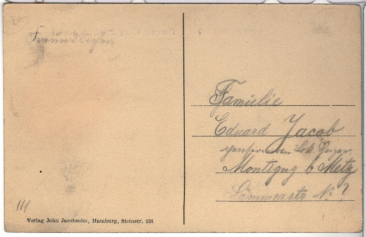 ALTE ANSICHTSKARTE/ POSTKARTE - HAMBURG - DAMPFER KÖNIG FRIEDRICH AUGUST