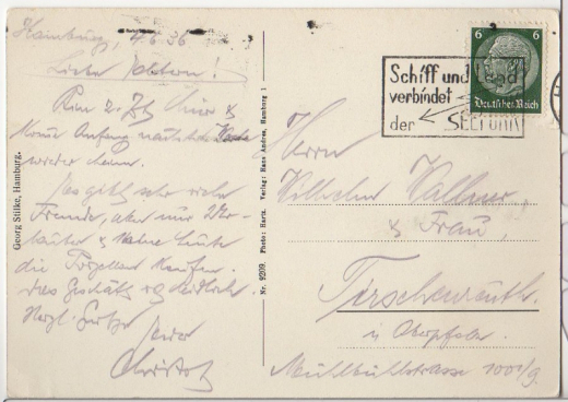 ALTE ANSICHTSKARTE/POSTKARTE - HAMBURG - GÄNSEMARKT