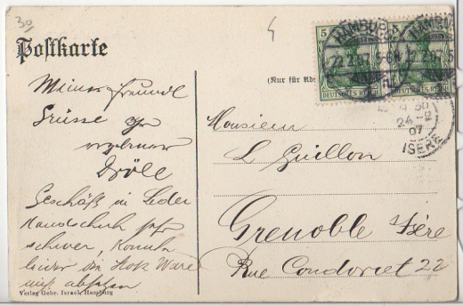 ALTE ANSICHTSKARTE/POSTKARTE - HAMBURG - LANDUNGSBRÜCKE St. PAULI