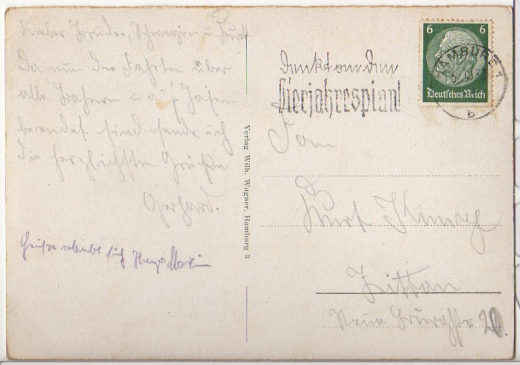 ALTE ANSICHTSKARTE/POSTKARTE - HAMBURG - LANDUNGSBRÜCKEN