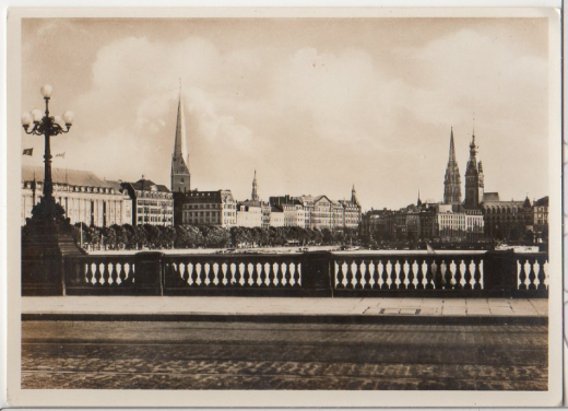 1/2 - ALTE ANSICHTSKARTE/POSTKARTE - HAMBURG - INNENALSTER
