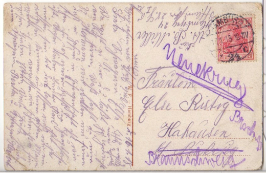ALTE ANSICHTSKARTE/POSTKARTE - HAMBURG - HAUPTBAHNHOF