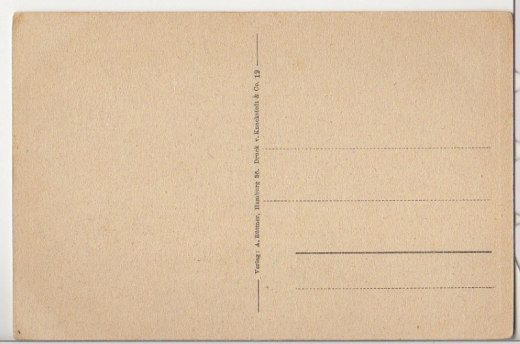 ALTE ANSICHTSKARTE/POSTKARTE - HAMBURG - LOMBARDSBRÜCKE MIT STADT