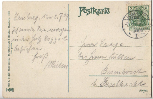 ALTE ANSICHTSKARTE/ POSTKARTE - HAMBURG - HAUPTBAHNHOF