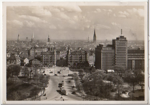 ALTE ANSICHTSKARTE/ POSTKARTE - HAMBURG - HOLSTENPLATZ UND D. H. V. HOCHHAUS