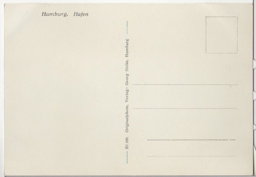 ALTE ANSICHTSKARTE/ POSTKARTE - HAMBURG - HAFEN