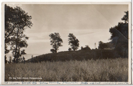 ALTE ANSICHTSKARTE/ POSTKARTE - AN DER SCHL.-HOLST. OSTSEEKÜSTE