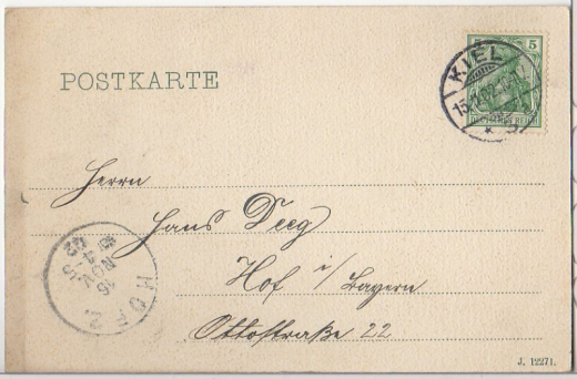 ALTE ANSICHTSKARTE/ POSTKARTE MIT STRUKTUR - OSTSEEBAD ALT-HEIKENDORF BEI KIEL