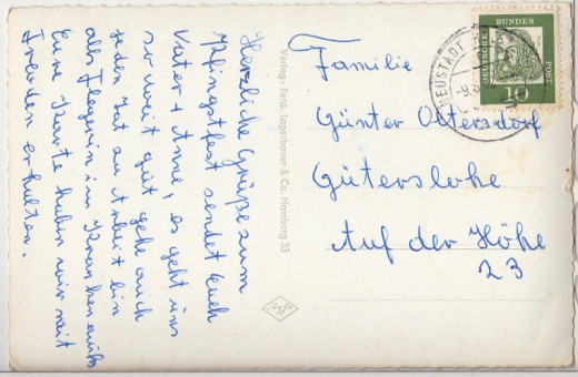 ALTE ANSICHTSKARTE/ POSTKARTE - NEUSTADT IN HOLSTEIN - MARKTPLATZ