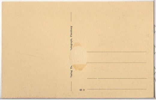 ALTE ANSICHTSKARTE/ POSTKARTE - FLENSBURG - BLICK VON DUBURG