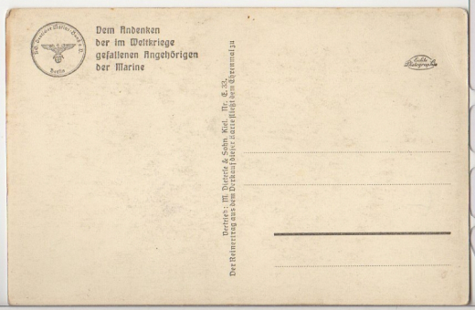 ALTE ANSICHTSKARTE/ POSTKARTE - LABOE - MARINE-EHRENMAL