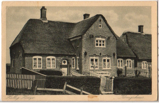 ALTE ANSICHTSKARTE/ POSTKARTE - HALLIG HOOGE - KÖNIGSHAUS
