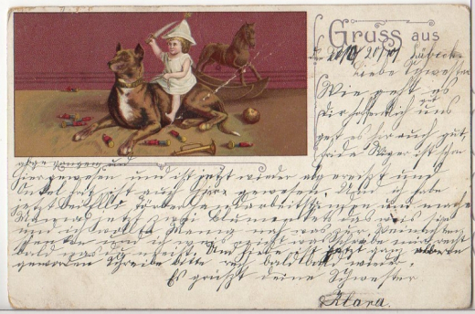 ALTE ANSICHTSKARTE/ POSTKARTE - GRUß AUS LÜBECK