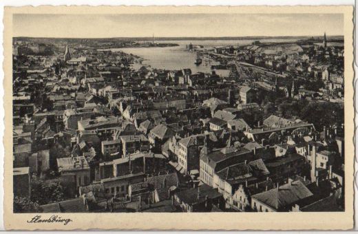 ALTE ANSICHTSKARTE/ POSTKARTE - FLENSBURG - DIE SCHÖNSTE GRENZSTADT DER NORDMARK