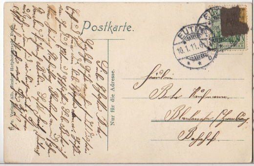 ALTE ANSICHTSKARTE/ POSTKARTE - FISSAU - DORFSTRASSE