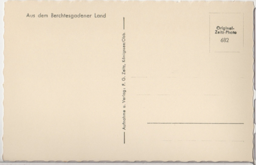 ALTE ANSICHTSKARTE/ POSTKARTE - SCHÖNAU - BLICK VOM CAFE-RESTAURANT MALERWINKEL (KÖNIGSSEE)