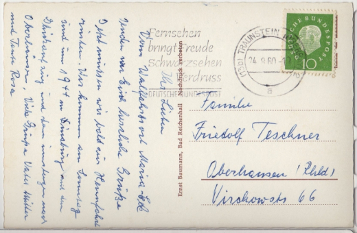 ALTE ANSICHTSKARTE/ POSTKARTE - WALLFAHRTSORT MARIA ECK MIT HOCHFELLN