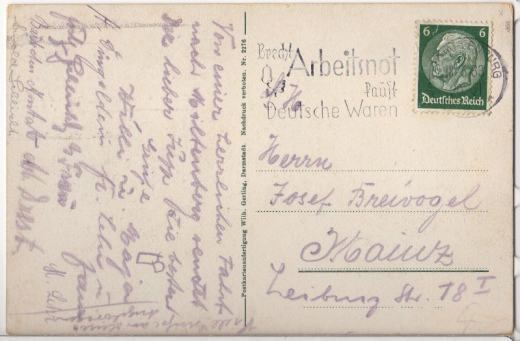 ALTE ANSICHTSKARTE/ POSTKARTE - KLOSTER ENGELBERG AB DEN MAIN