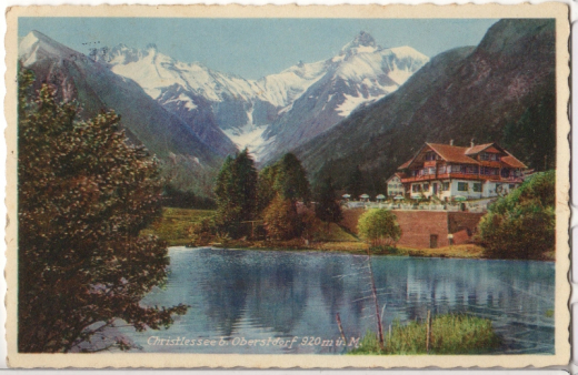 ALTE ANSICHTSKARTE/ POSTKARTE - OBERSTDORF - CHRISTLESSSEE