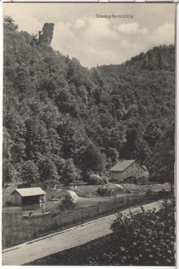 ALTE ANSICHTSKARTE/ POSTKARTE - GÖßWEINSTEIN - STEMPFERMÜHLE