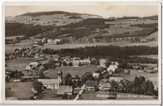 ALTE ANSICHTSKARTE/ POSTKARTE - HINTERZARTEN