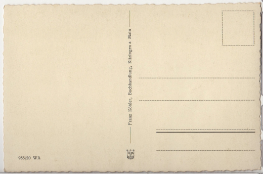 ALTE ANSICHTSKARTE/ POSTKARTE - KITZINGEN AM MAIN - FALTERTURM