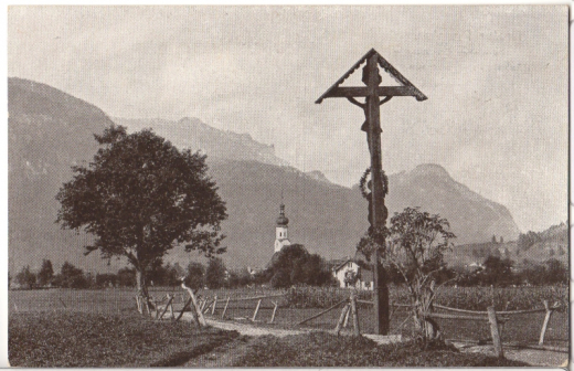 ALTE ANSICHTSKARTE/ POSTKARTE - BAHNSTATION OBERAUDORF - TIROLER PASSIONSSPIELDORF ERL