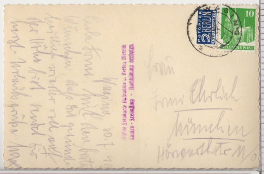 ALTE ANSICHTSKARTE/ POSTKARTE - WAGING MIT HOCHFELLN UND HOCHGERN