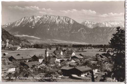 ALTE ANSICHTSKARTE/ POSTKARTE - LUFT- UND KNEIPPKURORT NIEDERAUDORF AM INN