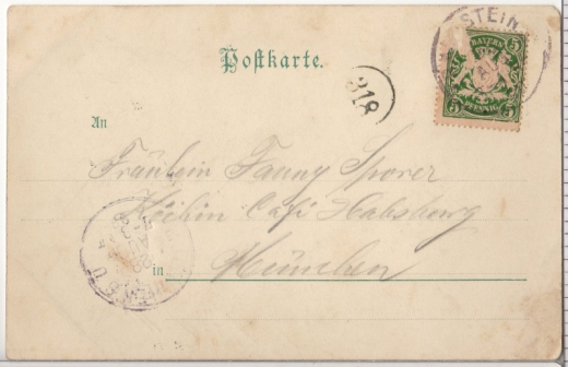 ALTE ANSICHTSKARTE/ POSTKARTE - TRAUNSTEIN - LÖWENTHOR