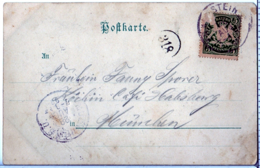 ALTE ANSICHTSKARTE/ POSTKARTE - TRAUNSTEIN - LÖWENTHOR