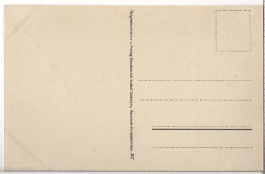 ALTE ANSICHTSKARTE/ POSTKARTE - HAMMERSBACH-PARTIE AM WEGE ZUR HÖLLENTALKLAMM