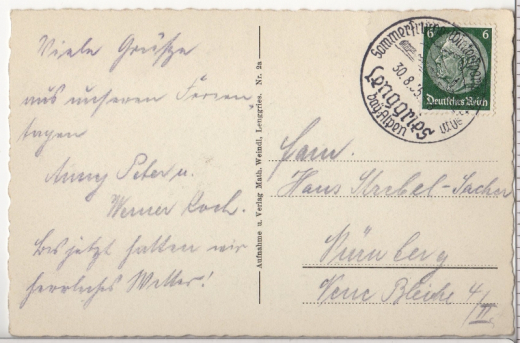 ALTE ANSICHTSKARTE/ POSTKARTE - LENGRIES AN DER ISAR