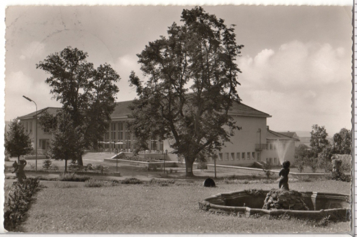 ALTE ANSICHTSKARTE/ POSTKARTE - BAD NEUSTADT/ SAALE - BLICK ZUR STADTHALLE