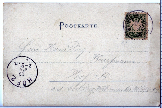 ALTE ANSICHTSKARTE/ POSTKARTE - BERNECK - BLICK VON DER EISENLEITE