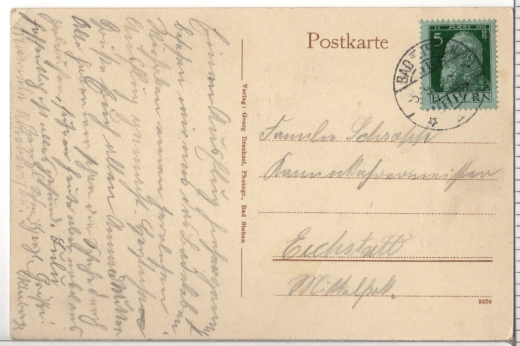 ALTE ANSICHTSKARTE/ POSTKARTE - BAD STEBEN - WIESENQUELLE