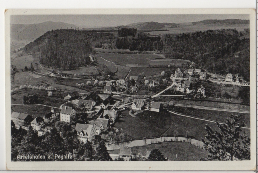 ALTE ANSICHTSKARTE/ POSTKARTE - ARTELSHOFEN a. PEGNITZ, POSTSTEMPEL VORRA