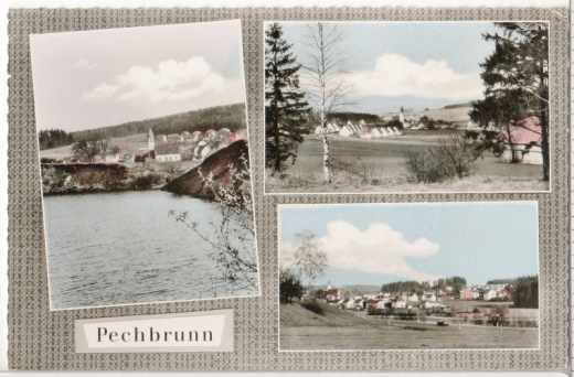 ALTE ANSICHTSKARTE/ MEHRBILDKARTE - PECHBRUNN