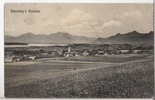 ALTE ANSICHTSKARTE/ POSTKARTE - RIEMSTING B. CHIEMSEE