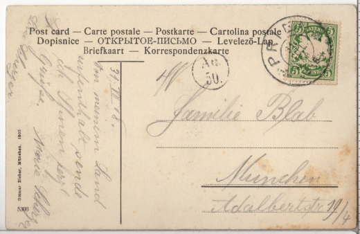 ALTE ANSICHTSKARTE/ POSTKARTE - RIEMSTING B. CHIEMSEE