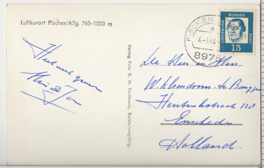 ALTE ANSICHTSKARTE/ POSTKARTE - LUFTKURORT FISCHEN/ ALLGÄU