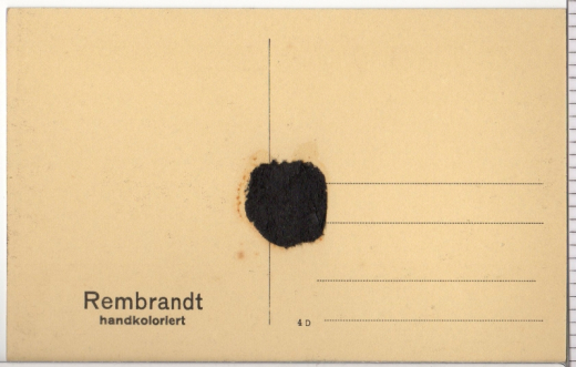 ALTE ANSICHTSKARTE/POSTKARTE - MARKT THANNHAUSEN IN SCHWABEN - REMBRAND HANDKOLORIERT