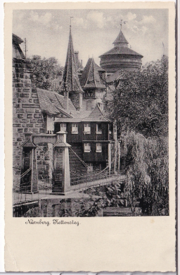 ALTE ANSICHTSKARTE/POSTKARTE - NÜRNBERG - KETTENSTEG