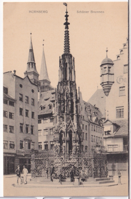 ALTE ANSICHTSKARTE/POSTKARTE - NÜRNBERG - SCHÖNER BRUNNEN