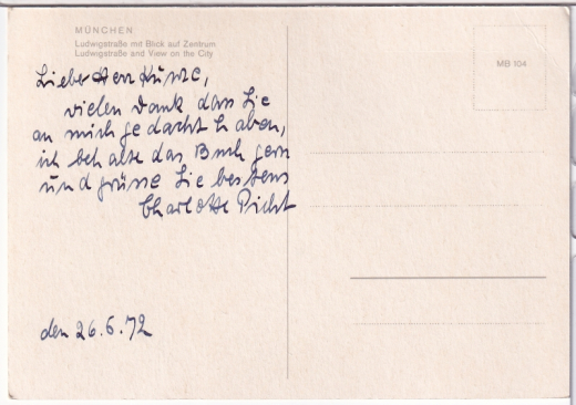 ALTE ANSICHTSKARTE/POSTKARTE - MÜNCHEN - LUDWIGSTR. MIT BLICK AUF ZENTRUM